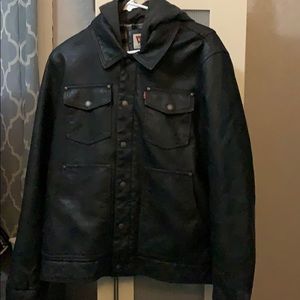 Men’s faux leather jacket